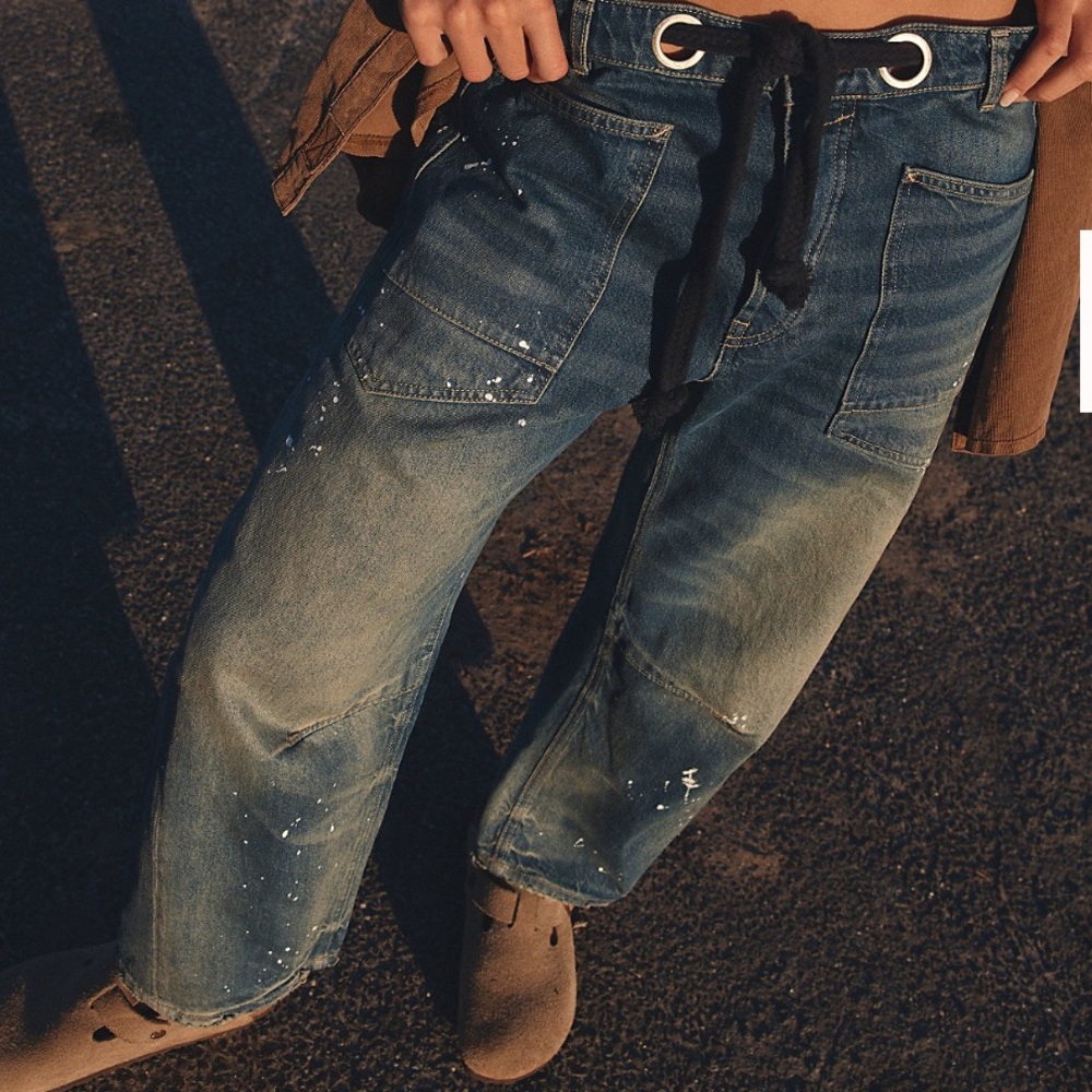 We the Free Moxie Pull on Barrel Jeans